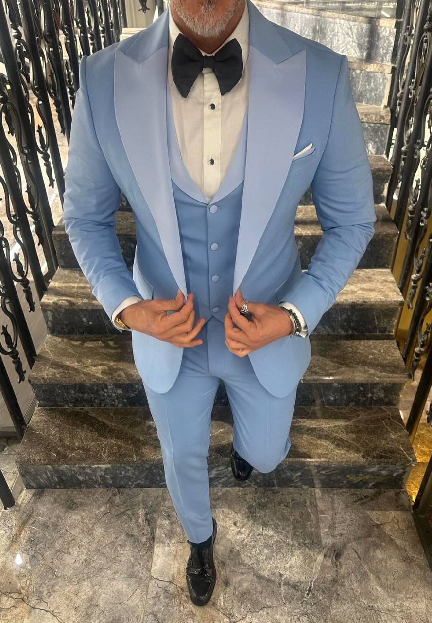 Baby Blue Muški Smoking - Hunter