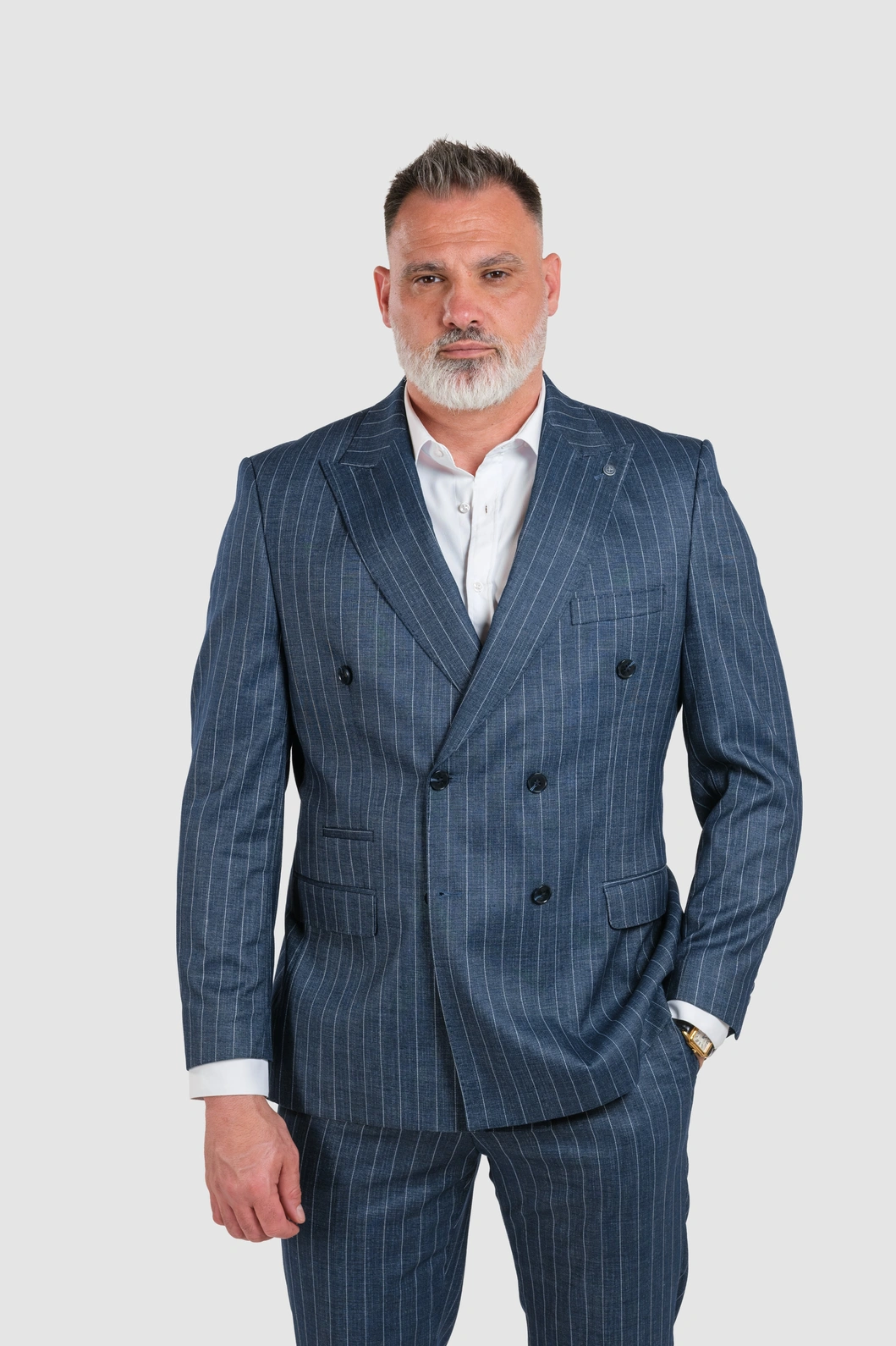 Teksas Muško Odelo Sa Dvorednim Kopčanjem